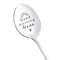 Good Morning Coffee Spoon Stainless Steel Spoon Gift for Nana Papa Mom - image 43