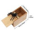 Spider Prank Scare Box Wooden Surprise Candy Box Joke Toys Gag Gift for Halloween - image 4