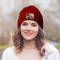 Personalized Photo Beanie Hat Custom Knitted Hat Valentine's Day Gifts-4 Colors - image 17