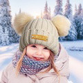 Personalized Name Baby Beanie Kids Leather Patch Hat - image 8