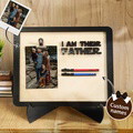 Personalized Lightsaber I Am Their Father Wooden Sign Gift for Dad - image 2