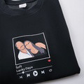 Custom Embroidered Sweatshirt Portrait Music Player Couple Family Gift - image 10