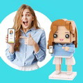 Surprise Father's Day Gifts Custom 1 Person Brick Figure Custom Brick Figures Small Particle Block Toy - image 2