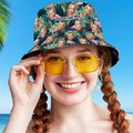 Custom Face Flower Bucket Hat Unisex Outdoor Cap - image 7