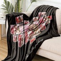 Custom Photo&Text Blanket Gifts for Couple - image 2