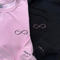 Couple outfit Embroidery Total - Valentine's Day Gift - Embroidered sweatshirt, hoodie - image 17