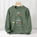Personalized First Mom Now Grandma Sweatshirt Custom Birth Flowers Sweatshirts for Mother's Day Gift - image 15