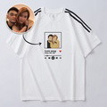 Embroidered cotton 3-bar customised T-shirt: make a statement! - image 2