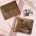 Custom Engraved Photo Wallet Men's Father's Gifts - image 8
