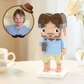 Father's Day Gifts Full Custom 1 Person Brick Figure Custom Brick Figures Small Particle Block Toy - image 1