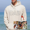 Best Dad Ever Embroidered Sweatshirt - Gifts for Dad, Papa, Daddy and Grandpa - image 2