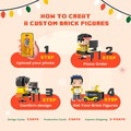 Father's Day Gifts Custom Head Brick Figures Super Dad Brick Figures Small Particle Block Toy - image 4