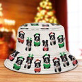 Custom Pet Christmas Bucket Hat Unisex Summer Beach Cap - image 1