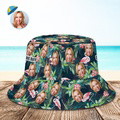 Custom Face Flower Bucket Hat Unisex Outdoor Cap - image 4