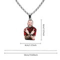Custom Face Couple Necklace Personalized Shaped Acrylic Necklace - image 9