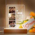 Personalized Photo and Name Acrylic Night Light Gift for Mum - image 3