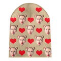 Custom Face Beanie Hat Warm Soft Knit Hat Winter Cap Gifts for Lovers - image 27