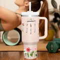 Personalized First Mom Now Grandma 40oz Tumbler with Straw Birthday Gift for Grandma - image 16