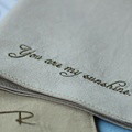 Customized embroidered text handkerchief - image 4