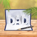 Father's Day Card Dad 3D Pop Up Greeting Card for Him - image 2