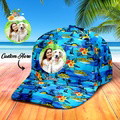 Custom Baseball Cap with Photo and Name Hawaiian Style Gifts for Her - Pineapple - image 15