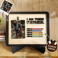 Personalized Lightsaber I Am Their Father Wooden Sign Gift for Dad - image 6