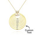Custom Engraved Necklace Simple Circularity Family Gifts - image 18