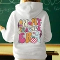 Personalized In My Teacher Era Hooded Sweatshirt Teacher Custom Name Hooded Sweatshirt Back to School Gifts - image 12