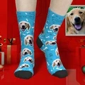 Customized Dog Socks -- Put Your Cute Dog on Custom Socks, Dog Lovers, Dog GIft, Cute Dog Personalized, Dog Gift Socks, Fathers Day Gift - image 1