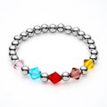 Personalized Birthstones Bracelet 1-12 Family Birthstones Elastic Beaded Bracelet Gift for Woman - image 5
