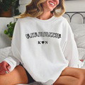 Custom date embroidery, Roman numerals couple initials - image 2