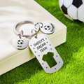 Personalized Engraved Football Daddy' Dream Team Keychain with Children's Names Key Ring Father's Day Gifts - image 16