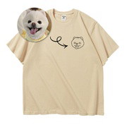 Embrogift Maxim custom pet line embroidered T-shirt