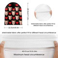 Custom Face Beanie Hat Warm Soft Knit Hat Winter Cap Gifts for Lovers - image 16