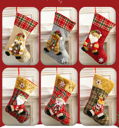 Christmas tree stocking pendant