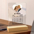Spotify Plaque Night Lamp With Stand & Calendar Anniversary Gift For Couple Night Light - image 2