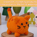 Crochet material bag ornament doll wool ball hand knitting diy - image 4