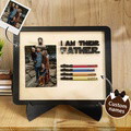 Personalized Lightsaber I Am Their Father Wooden Sign Gift for Dad - image 4