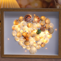 Conch shell handmade diy picture frame night light - image 2