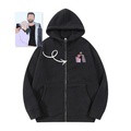 Custom Embroidered Pet Portrait Fleece Casual Zip-Up Hoodie - Warm Winter Gift for Your Beloved Pet - image 5