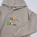 Custom hand-painted embroidered sweatshirt - image 6
