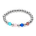 Personalized Birthstones Bracelet 1-12 Family Birthstones Elastic Beaded Bracelet Gift for Woman - image 4