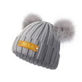 Personalized Name Baby Beanie Kids Leather Patch Hat - image 2