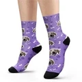 Customized Dog Socks -- Put Your Cute Dog on Custom Socks, Dog Lovers, Dog GIft, Cute Dog Personalized, Dog Gift Socks, Fathers Day Gift - image 10