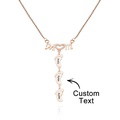 Custom Engraved Necklace Family Feet Mother's Day Gifts - image 3