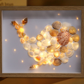 Conch shell handmade diy picture frame night light - image 4