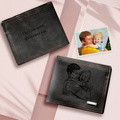 Custom Engraved Photo Wallet Men's Father's Gifts - image 7