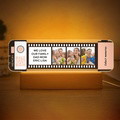 Custom QR code Acrylic Filmstrip Plaque Night Light Gift for Family - image 1