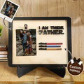Personalized Lightsaber I Am Their Father Wooden Sign Gift for Dad - image 3