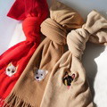 Custom Embroidered Pet Portrait Woven Scarf - image 5